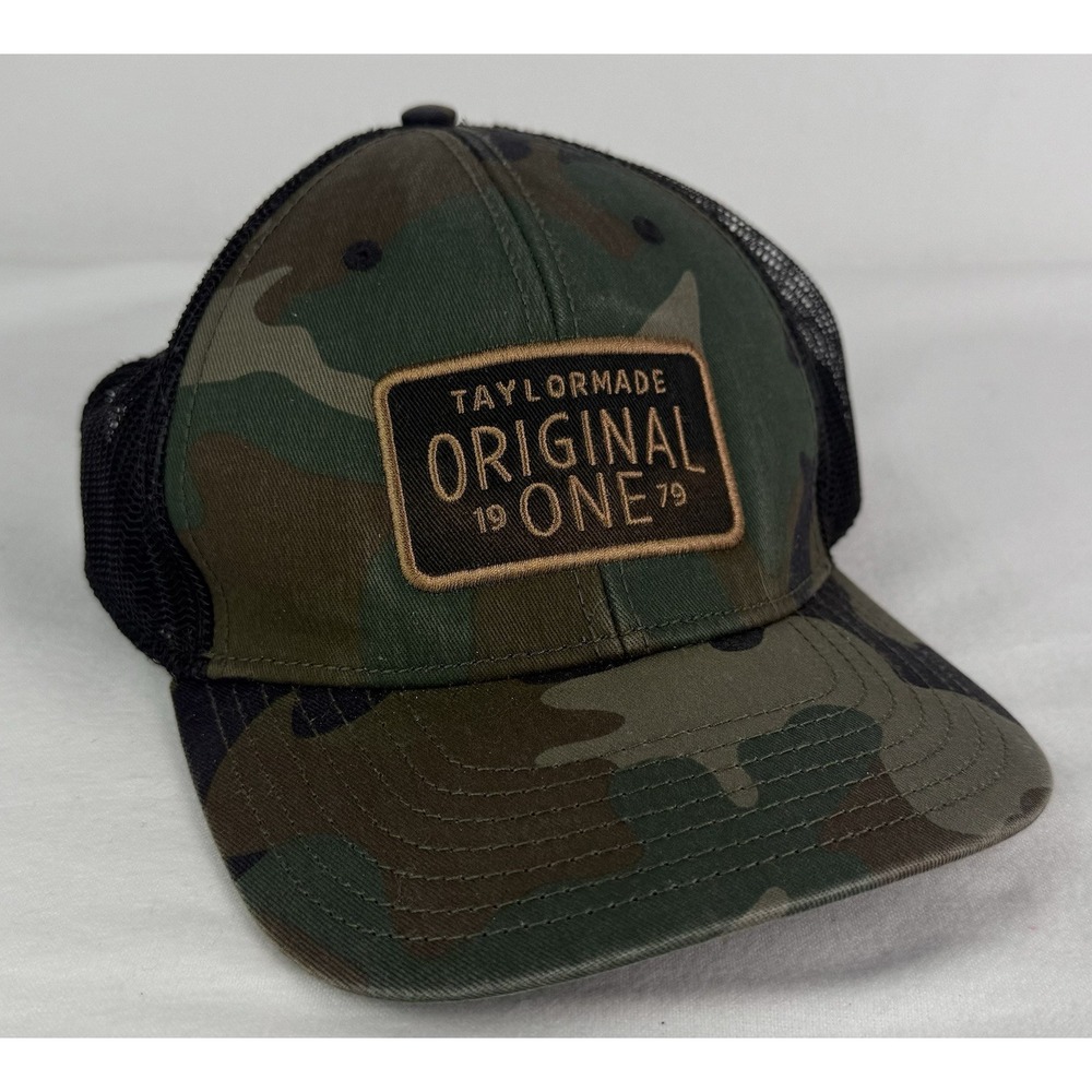 TaylorMade Golf Original One 1979 Trucker Hat Adjustable Snapback Camo Cap OSFM